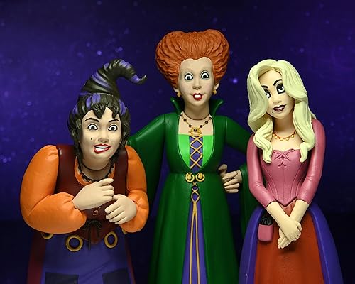 Miniatura 6 de NECA Hocus Pocus: Toony Terror Sanderson Sisters - Figura de acción de 6 pulgadas, paquete de 3 unidades