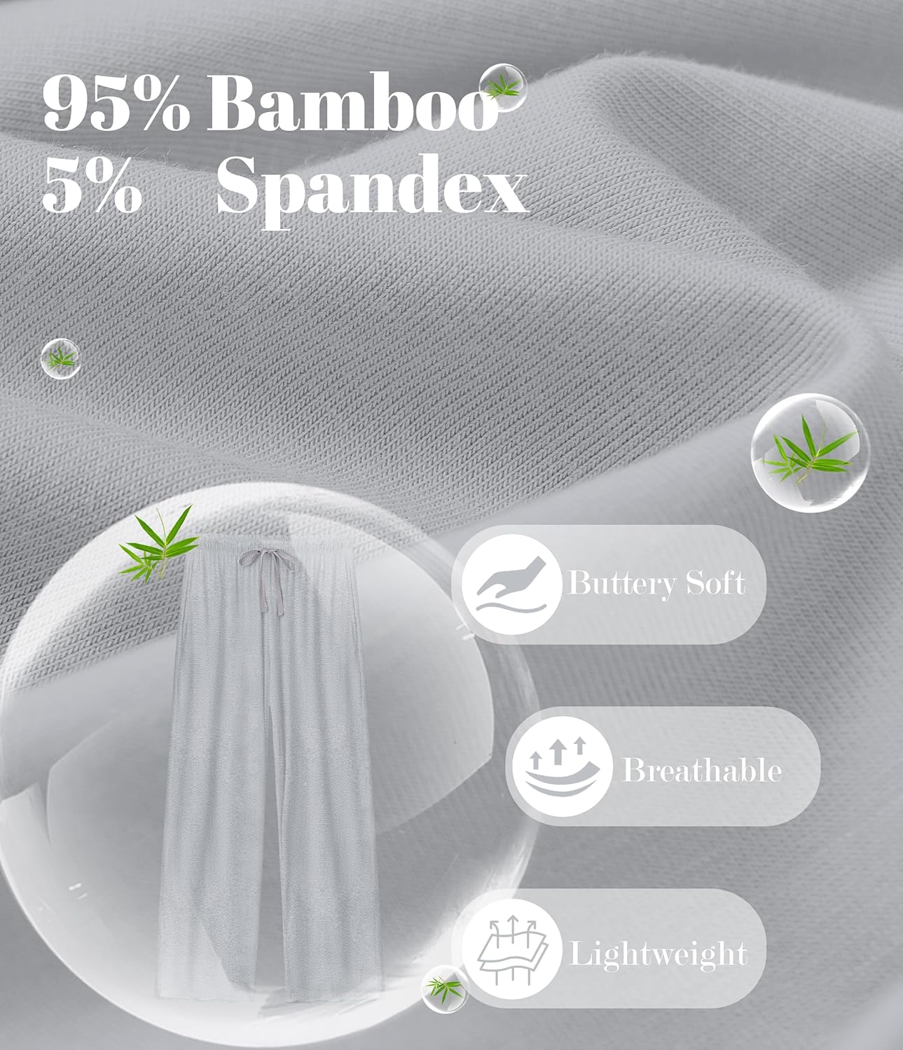 ANLIQI Womens Pajama Sets Summer Cotton Button Up Short Pjs for Women 2 Piece Sleepwear Soft Comfy Short Sleeve Shirt&Pants - Image 3