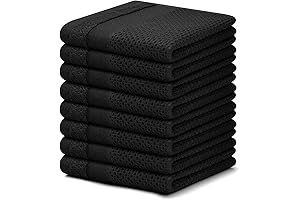Homaxy Ultra Absorbent Waffle Weave Dishcloths 100% Cotton Dishtowels