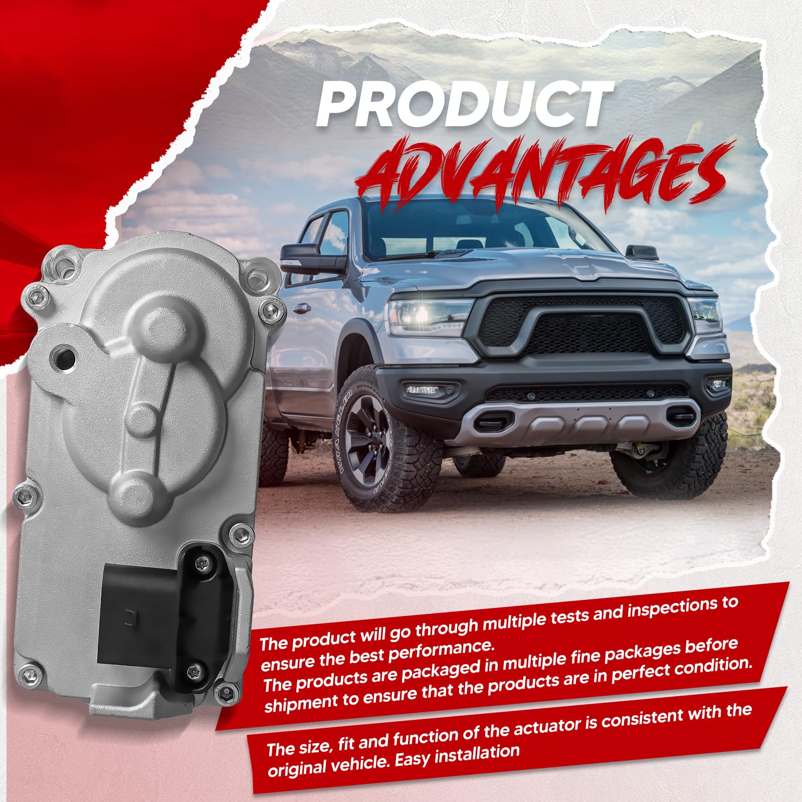 Turbo Actuator For 13-18 Ram 2500 3500 Cummins 6.7L Diesel HE300VG