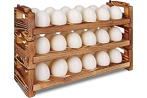 CVHOMEDECO Wooden Egg Holders