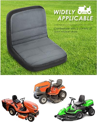 Miniatura 8 de PACETAP Funda de asiento para cortacésped de equitación, de poliéster duradero, impermeable, compatible con John Deere, Craftsman, Cub Cadet,