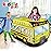 Kiddie Play School Bus Pop Up Play Tent for Kids Boys & Girls Indoor Outdoor Playhouse Toy