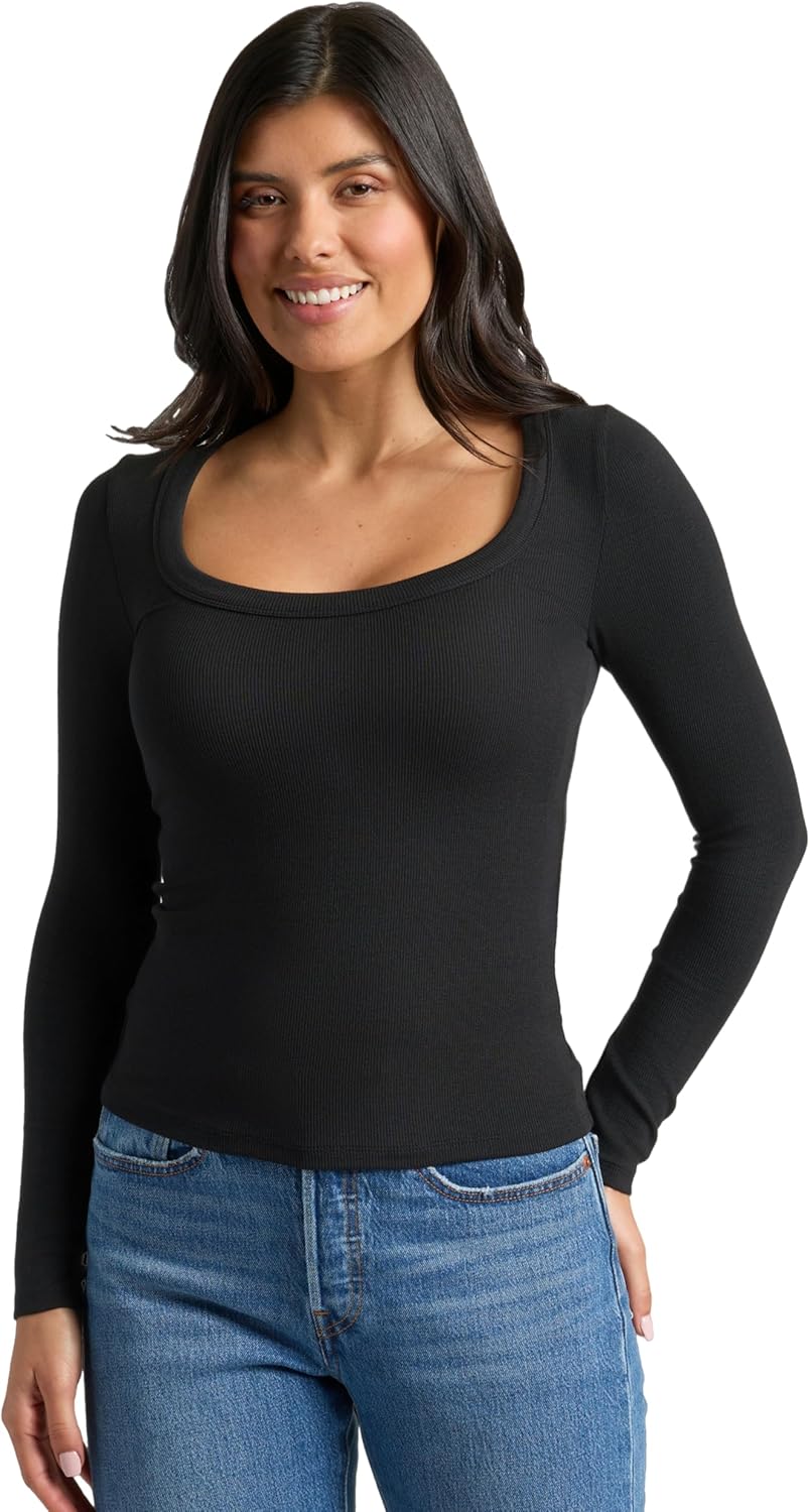 True Classic Womens Tops – Soft Ribbed & Cotton Tees and Flattering Fit Tank Tops for Women, Casual Novelty Summer Tops