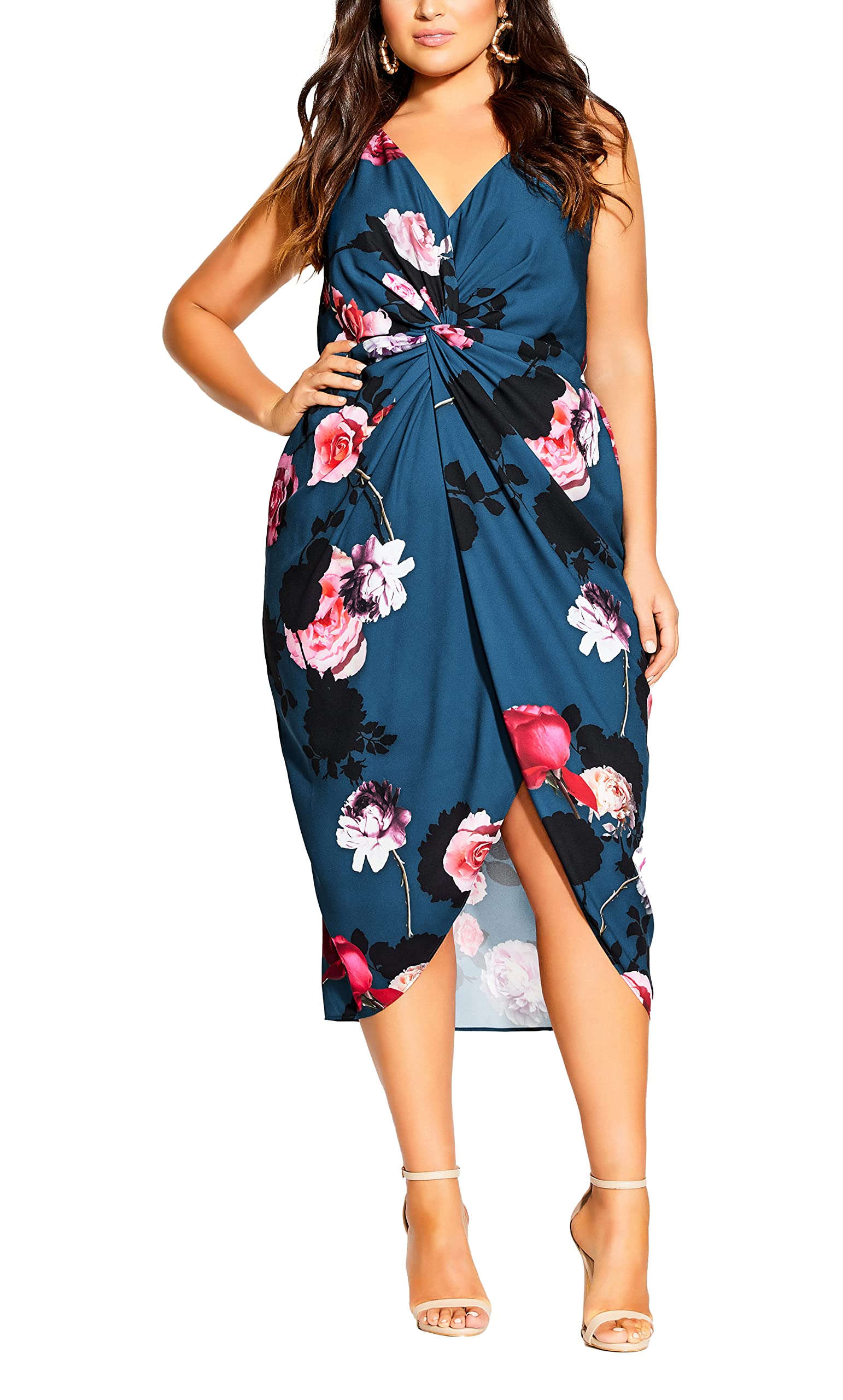 City Chic Women's Plus Size Dress Floral Bliss