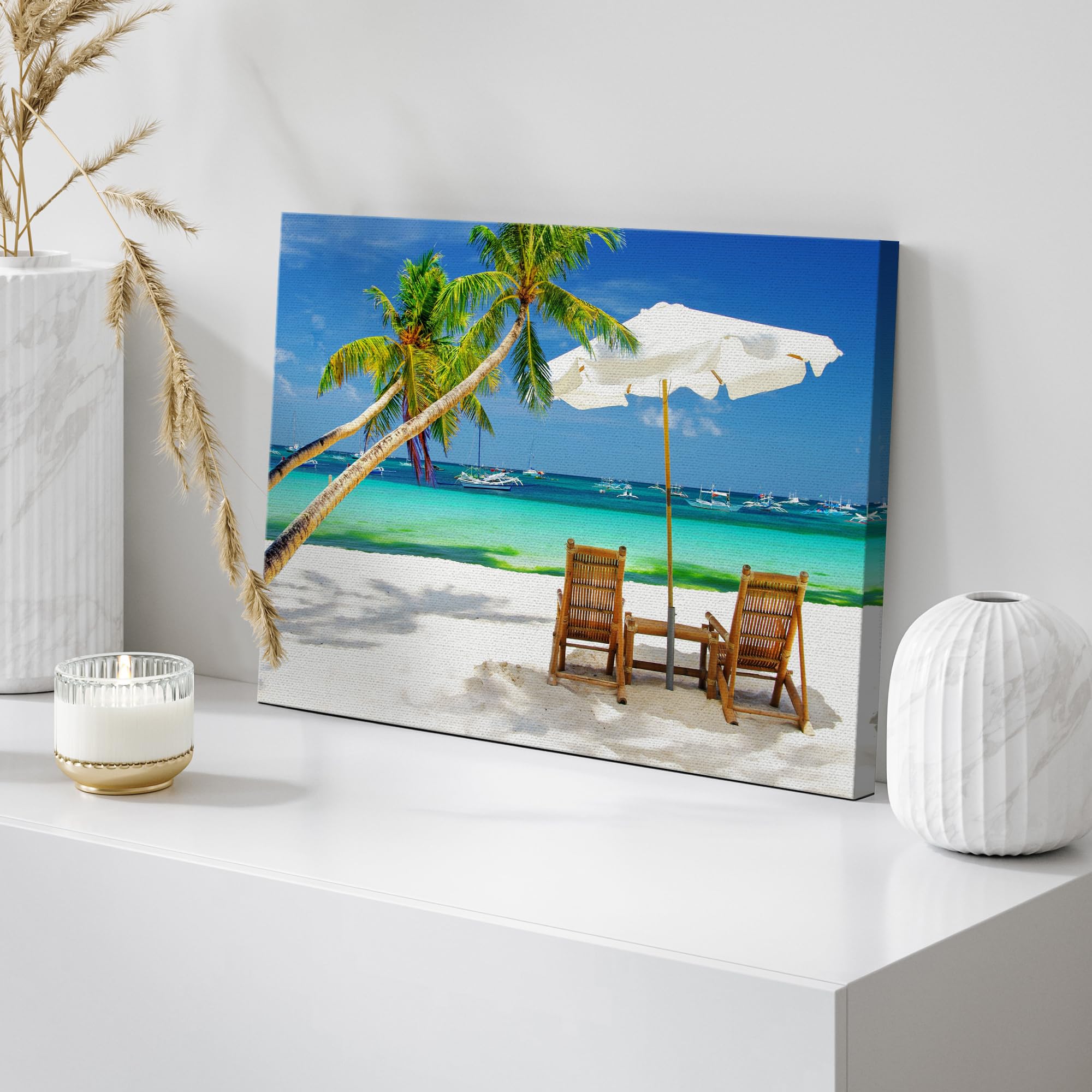 ウォール26 wall26 キャンバスアート 3点セット Tropical Wall26 - Tropical Vacation at The Beach - Canvas Art Wall Decor
