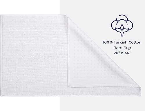 Miniatura 9 de American Soft Linen Juego de toallas de 6 piezas y tapete de baño de 20 x 34 pulgadas