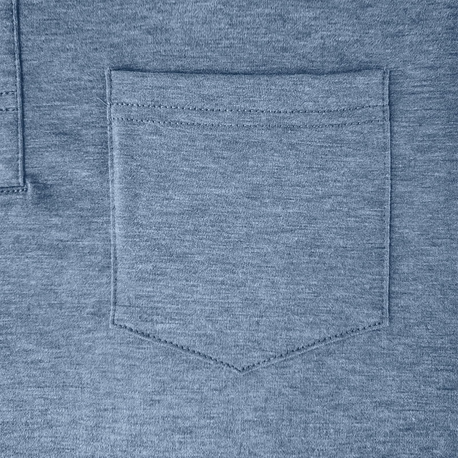 Polo da uomo alla moda, a maniche corte, casual, in cotone, con tasca