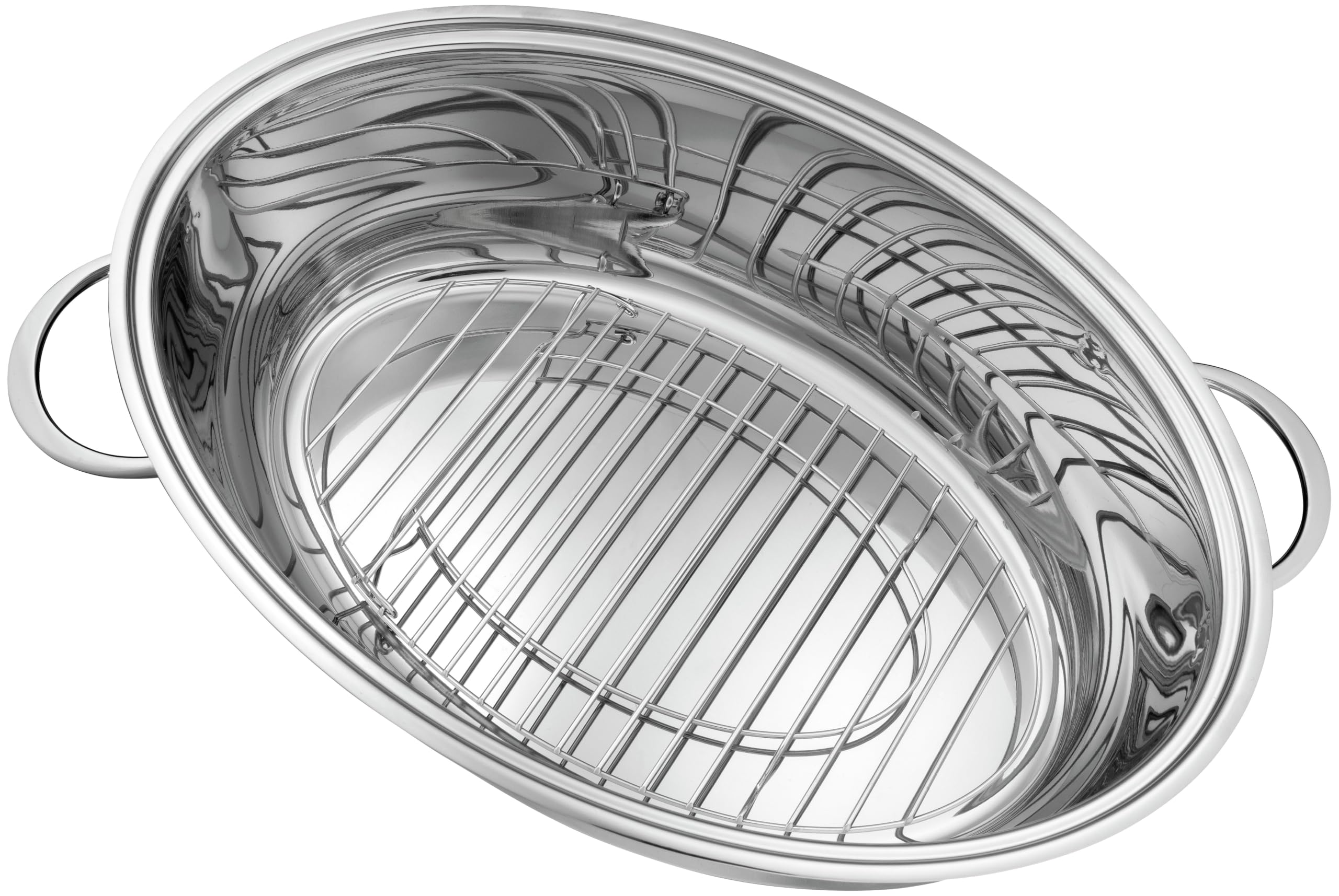 ZWILLING Plus Bräter mit Deckel, 38 cm, Induktion und Backofen, Edelstahl