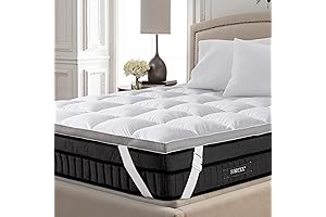 Twin Feather Bed Mattress Topper - Subrtex Soft Mattress Pad (Twin XL, 39"x80")