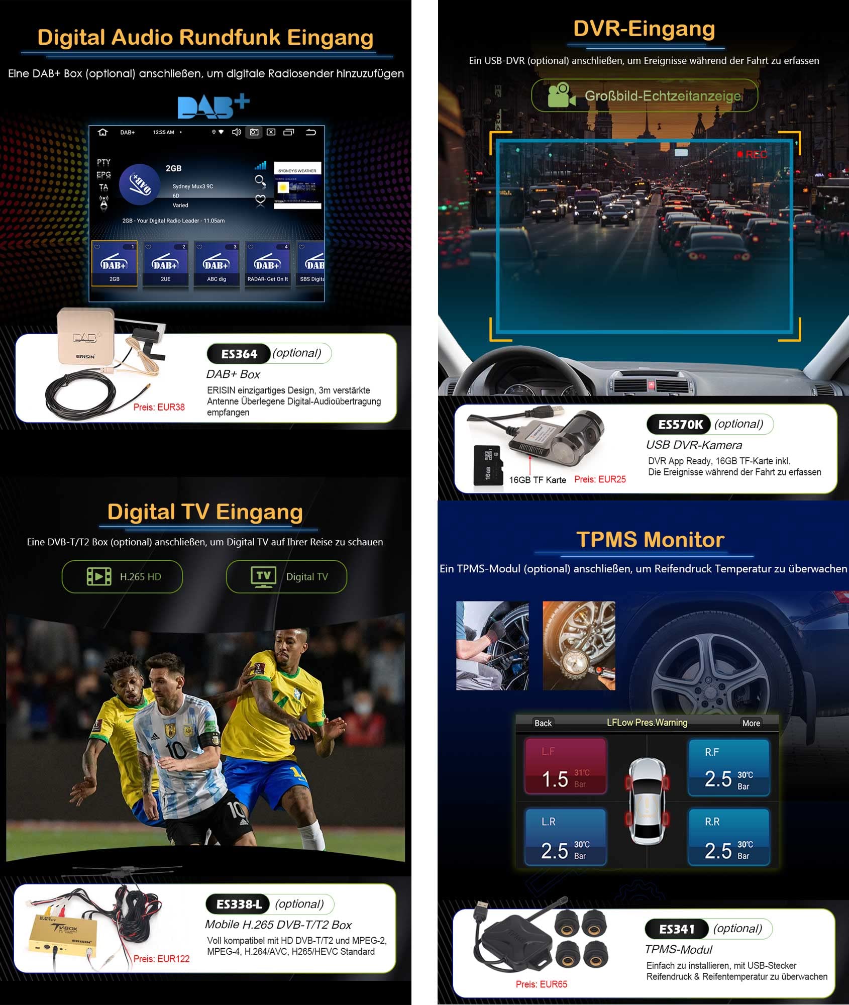 Android 14.0 8 Núcleos 4GB+64GB Dab+ Radio Coche Estéreo para Porsche Cayenne 2010-2017 Navegador GPS Soporte CarPlay Android Auto WiFi 4G USB Bluetooth 5.0 RDS Am/FM 8,4 Pulgadas IPS Pantalla táctil