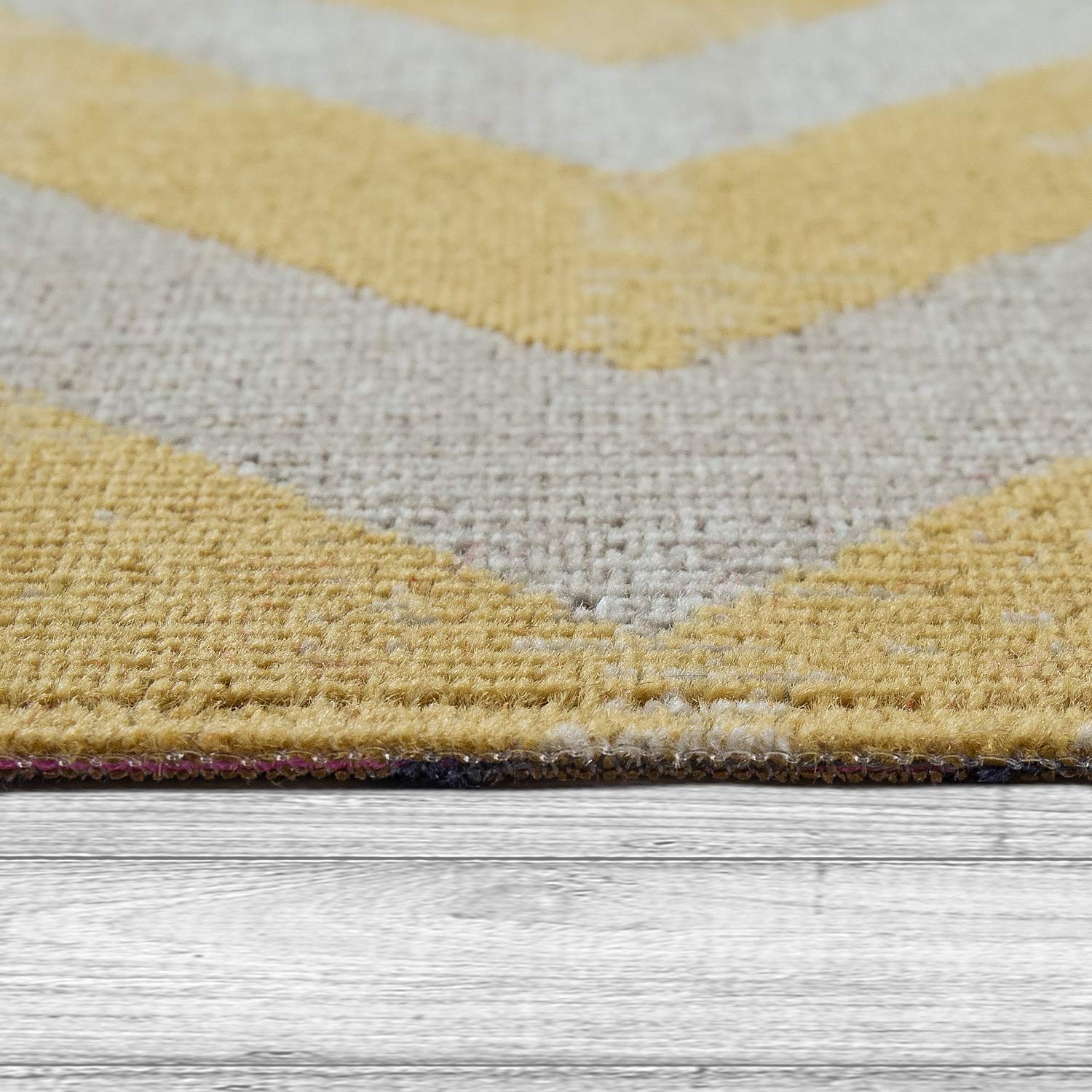Tappeto Da Esterno Giallo Con Rombi – Stile Scandinavo, 120x170 Cm, Resistente A Pioggia E Sole, In Polipropilene Certificato