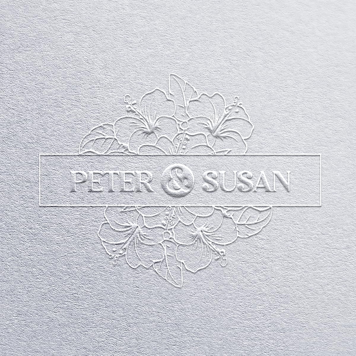 Custom Wedding Embosser Personalized Wedding Embosser 6 Designs to Choose from! Custom Embosser Stamp Monogram Embosser Name Embosser Floral Wedding Script Labels Mail