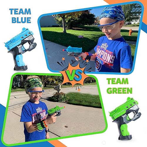 Miniatura 3 de Wishery Accesorios para suministros de fiesta Nerf, recuerdos de fiesta Nerf - 12 juegos. Cumpleaños para niños, paquete a granel de guerra. Mini