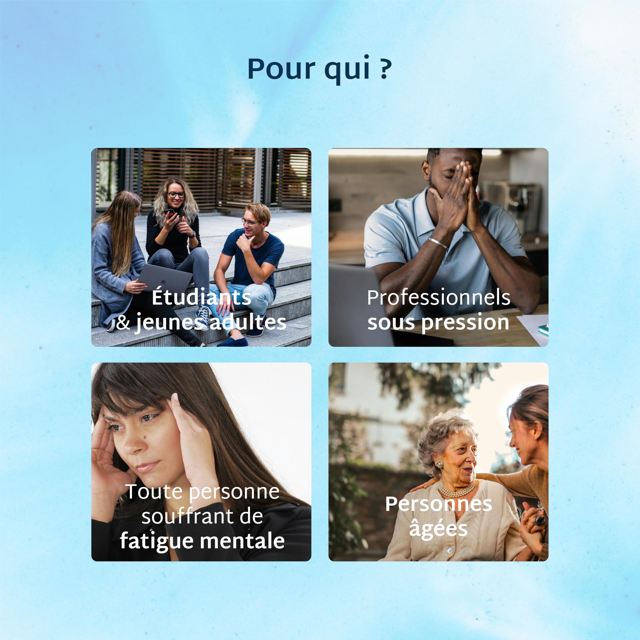 Mium Lab - Mémoire & Concentration, Anti-Stress, Capacités intellectuelles - Adultes & Adolescents - Plantes et Vitamines Hautement dosées - Cure 21 jours - Fabriqué en France