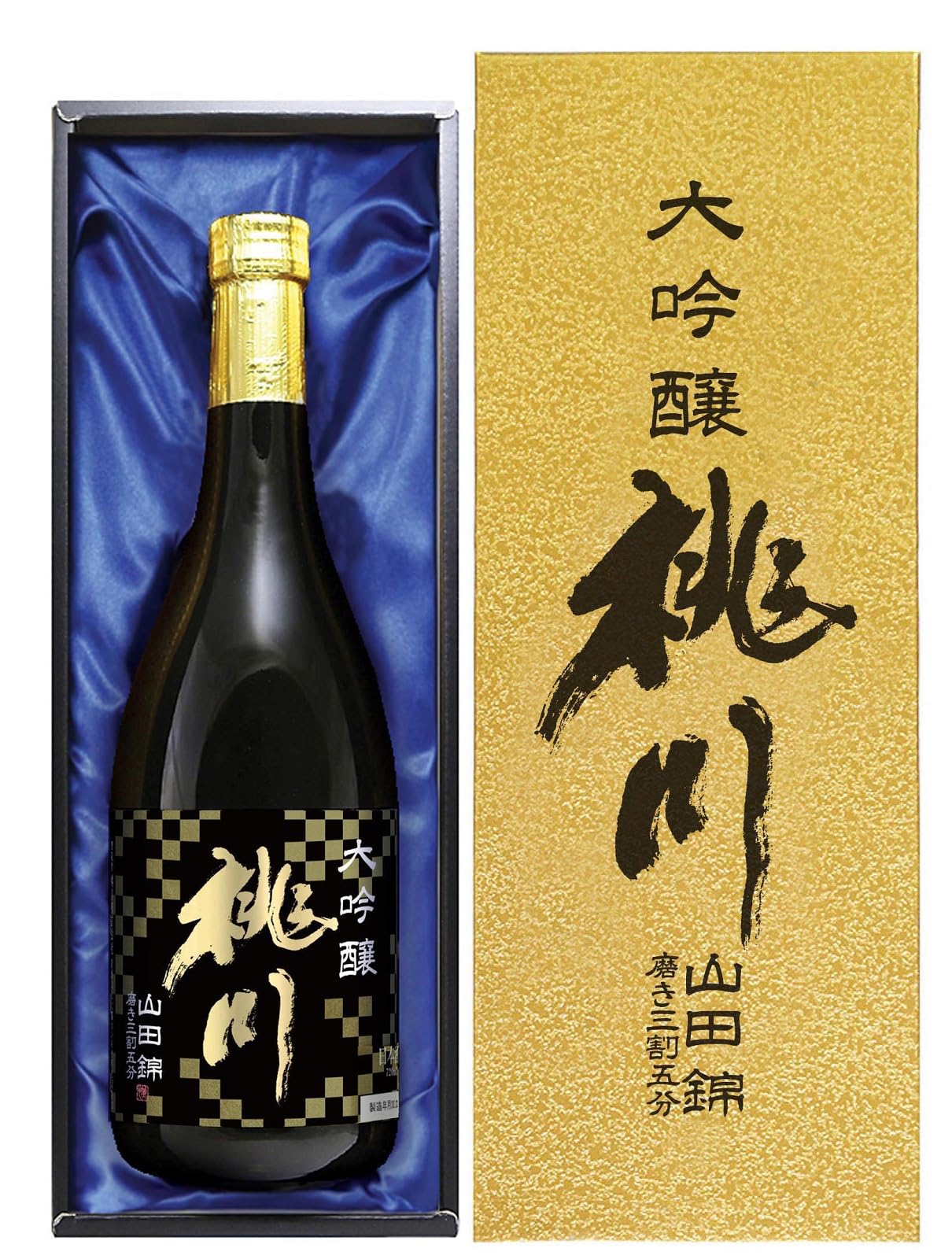 Amazon.co.jp: 桃川 大吟醸 山田錦磨き3割5分 ビン 720ml : 食品・飲料