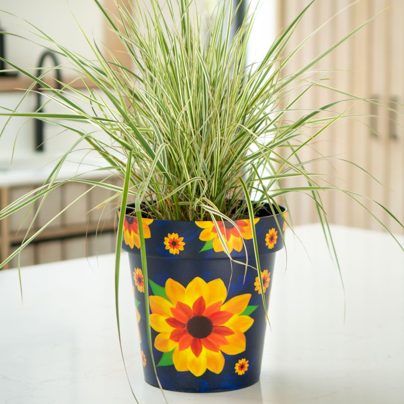Creekwood Sunflower Lightweight Planter, 15Cm