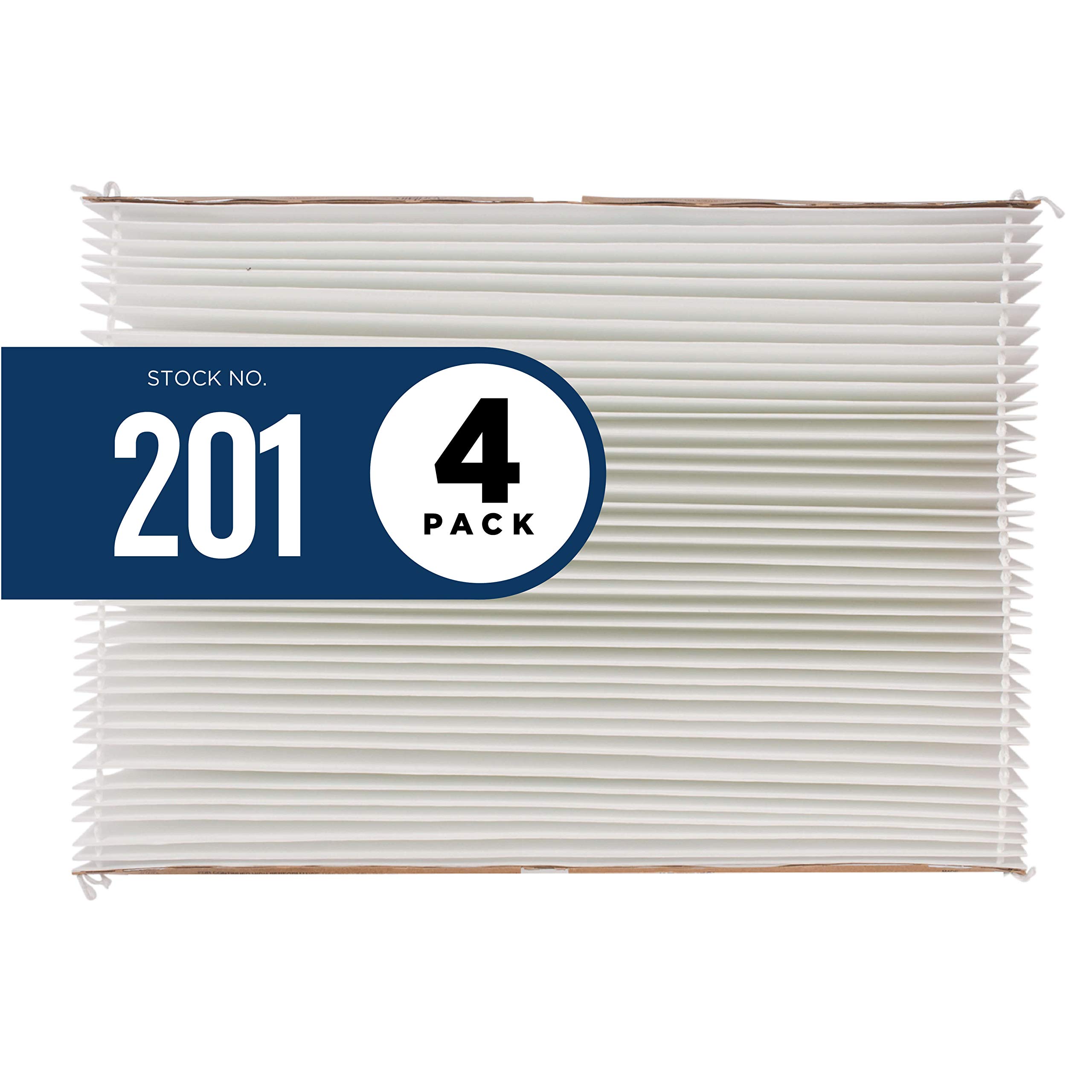 Aprilaire 201 Replacement Filter for Aprilaire 2200, 2250, Space Gard 2200 Whole House Air Purifiers - MERV 10, 20x25x6 Air Filter (Pack of 4)