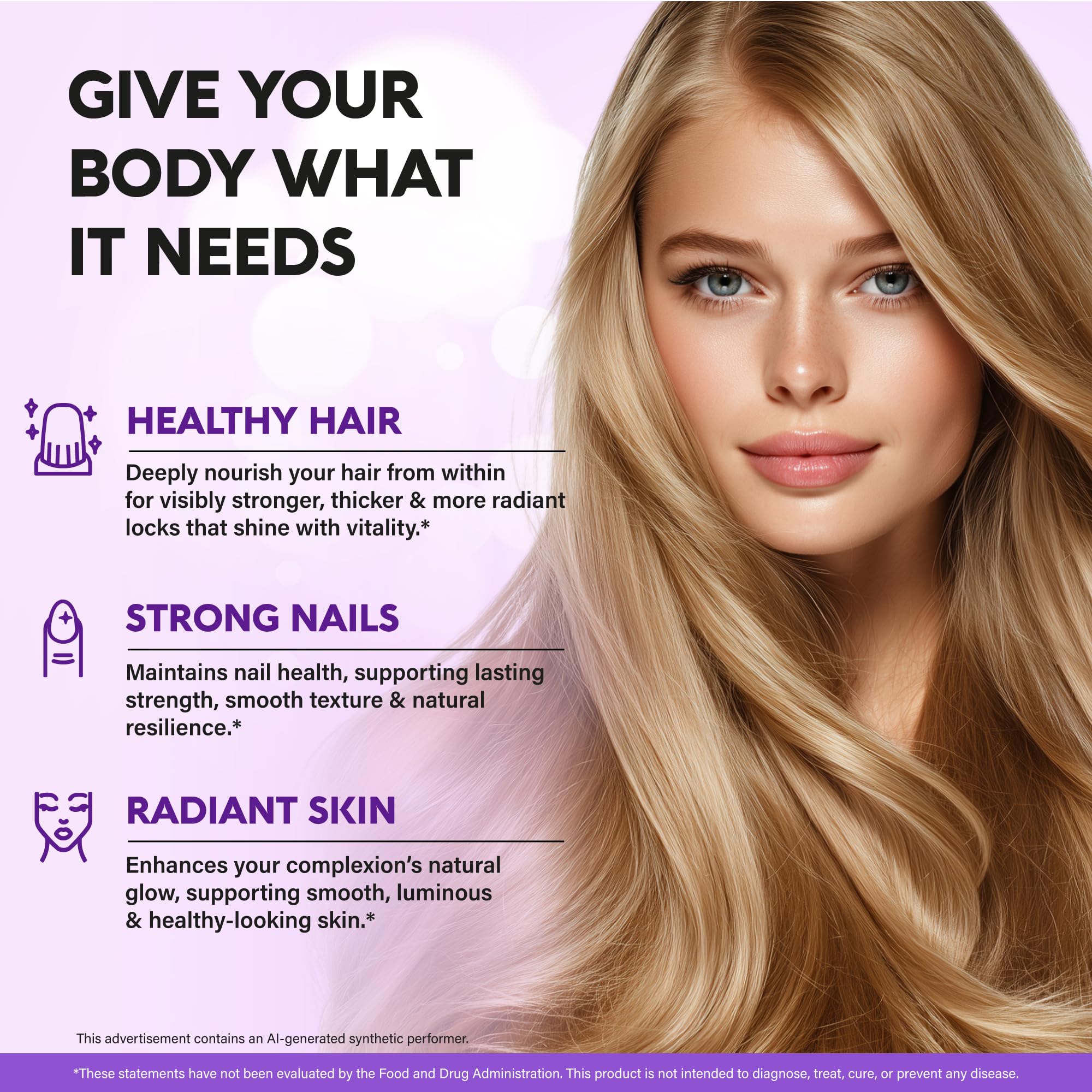 Biotin 10000mcg + Silicon - Pharmaceutical Grade Biotin - 120 Softgels — Amazon image 3