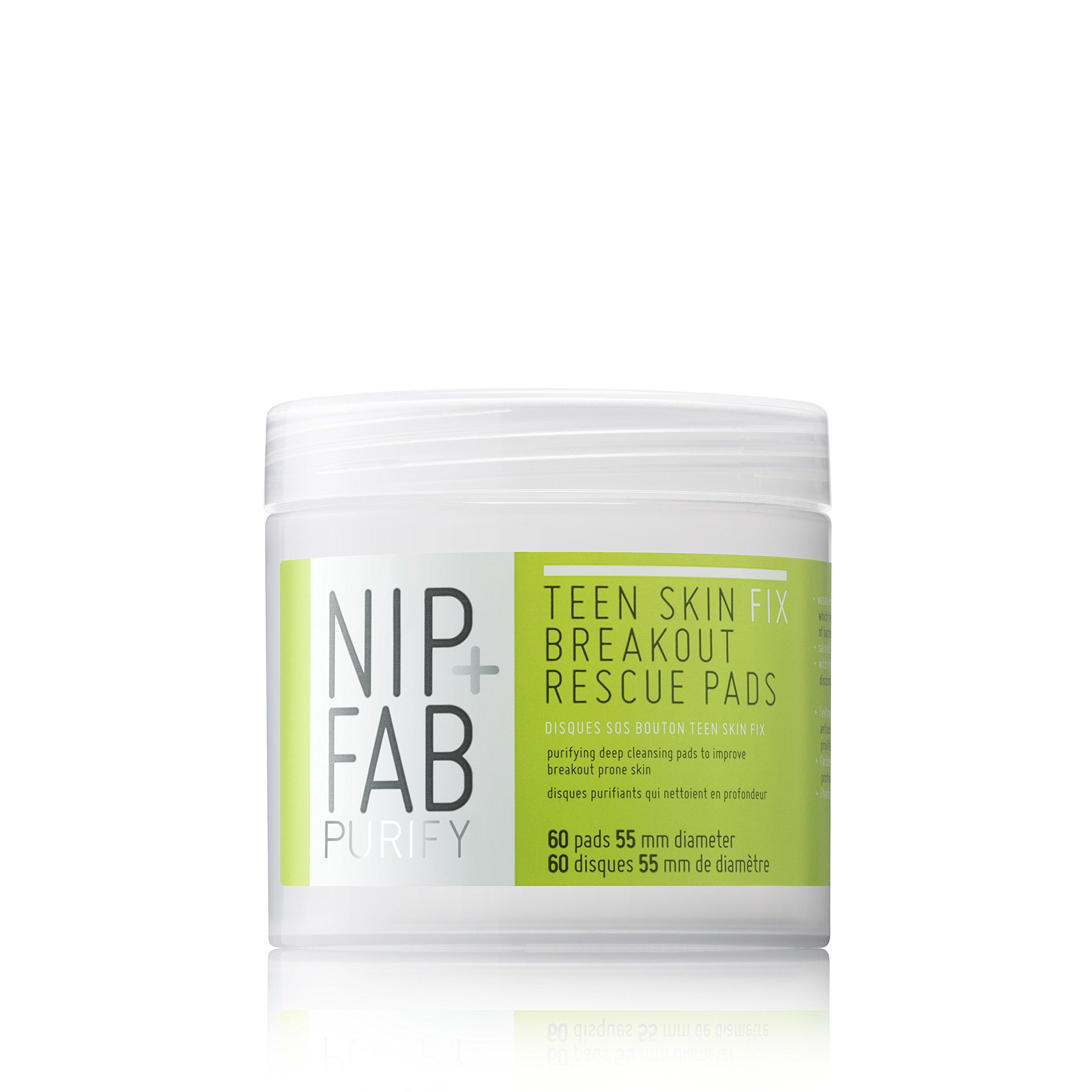 Nip+Fab Teen Skin Fix Zero Breakout Rescue Face Pads with Salicylic