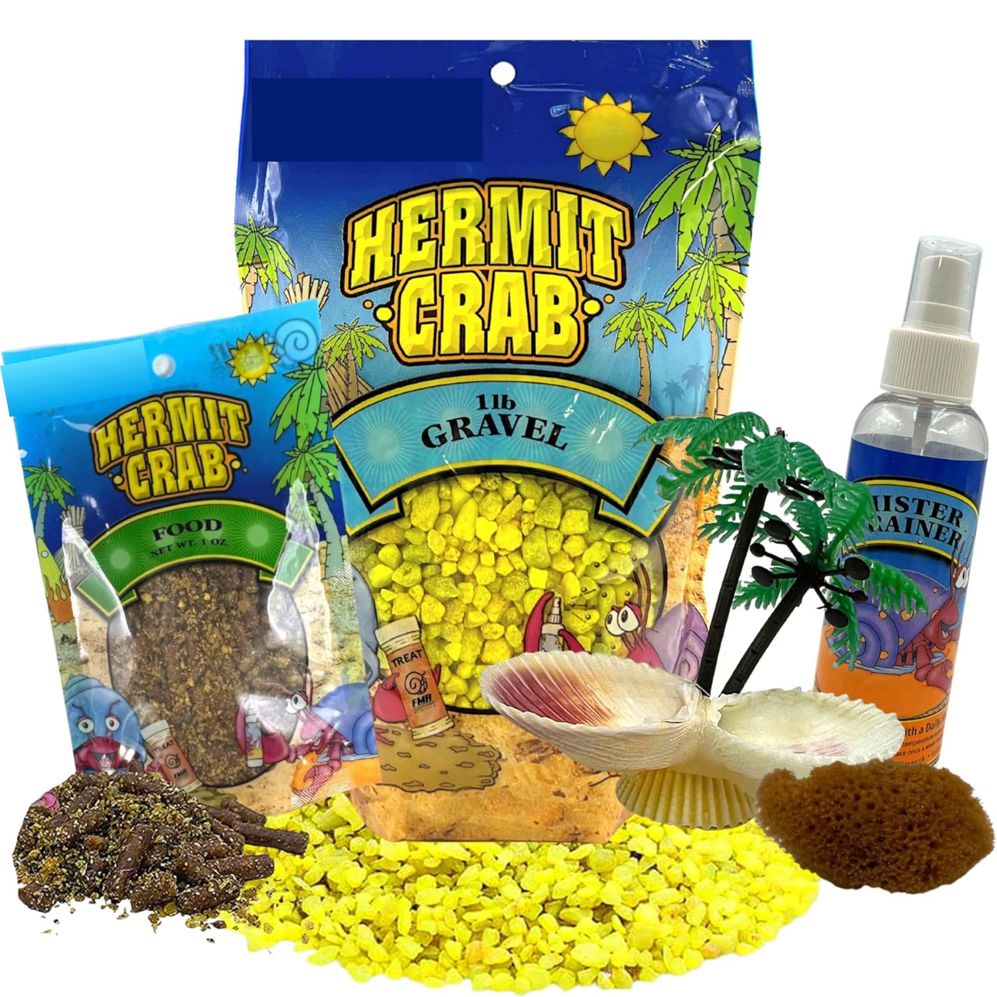 Amazon.com: Needzo All in One Hermit Crab DIY Starter Pack, Gravel