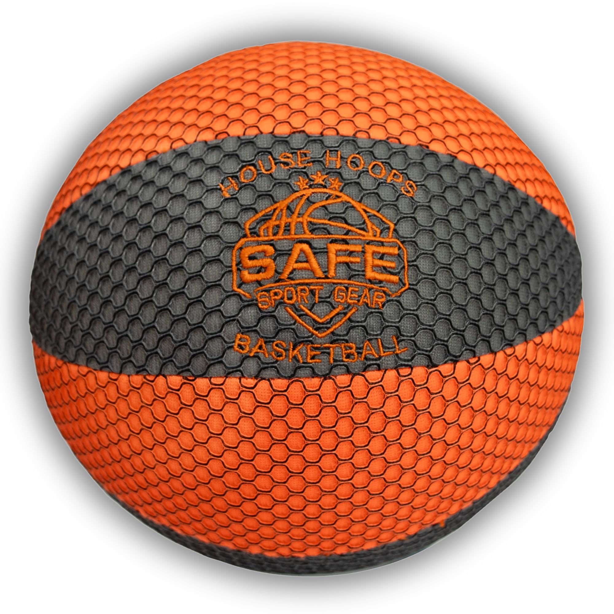 Safe Sport Gear Koszykówka domowa - Koszykówka HouseHoops - Realistyczna tekstura i odbijanie - nie ściera ani nie rysuje podłóg i ścian