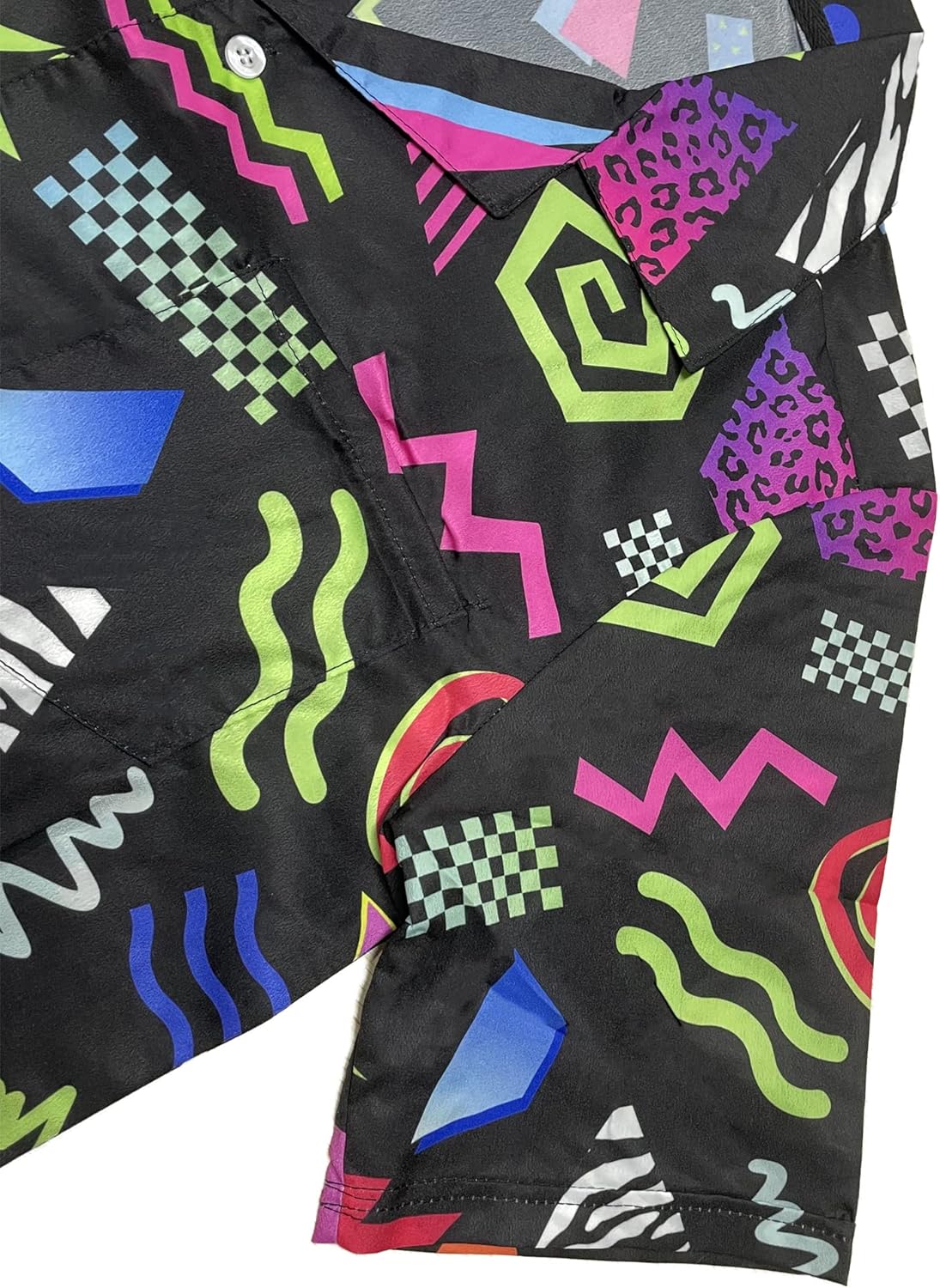 Mens Hawaiian Shirts Short Sleeve Button Up Beach Shirts - Image 6