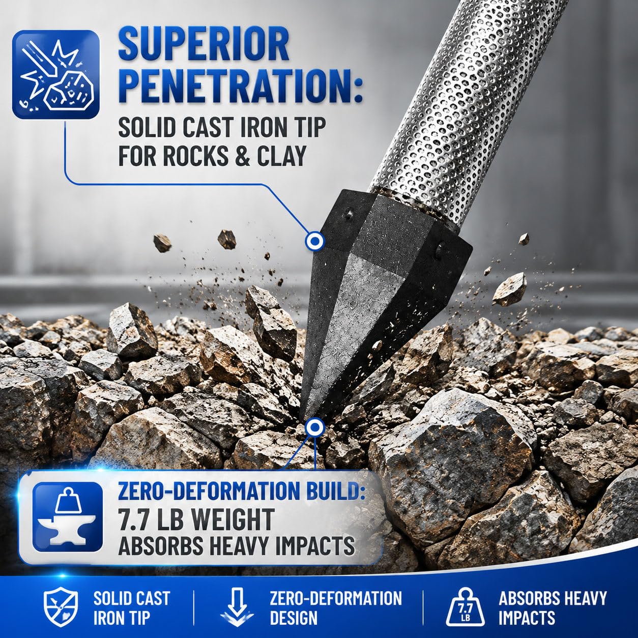 Zestaw Do Studni Wbijanej, Szpic 36 Cali, 1-1/4 NPT, 60 Mesh 3+1kit