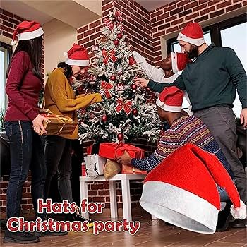 Amazon.co.jp: [JOMA-E Shop] サンタ帽子 クリスマス帽子 20人分