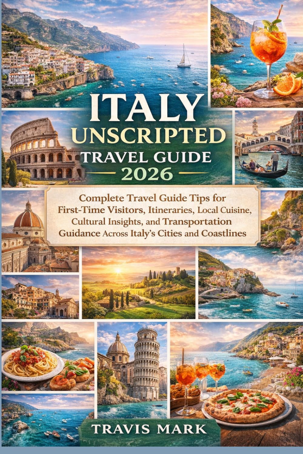 ITALY UNSCRIPTED TRAVEL GUIDE 2026: Complete Travel Guide Tips for First-Time Visitors, Itineraries, Local Cuisine, Cultural Insights, and Transportation Guidance Across Italy’s Cities and Coastlines