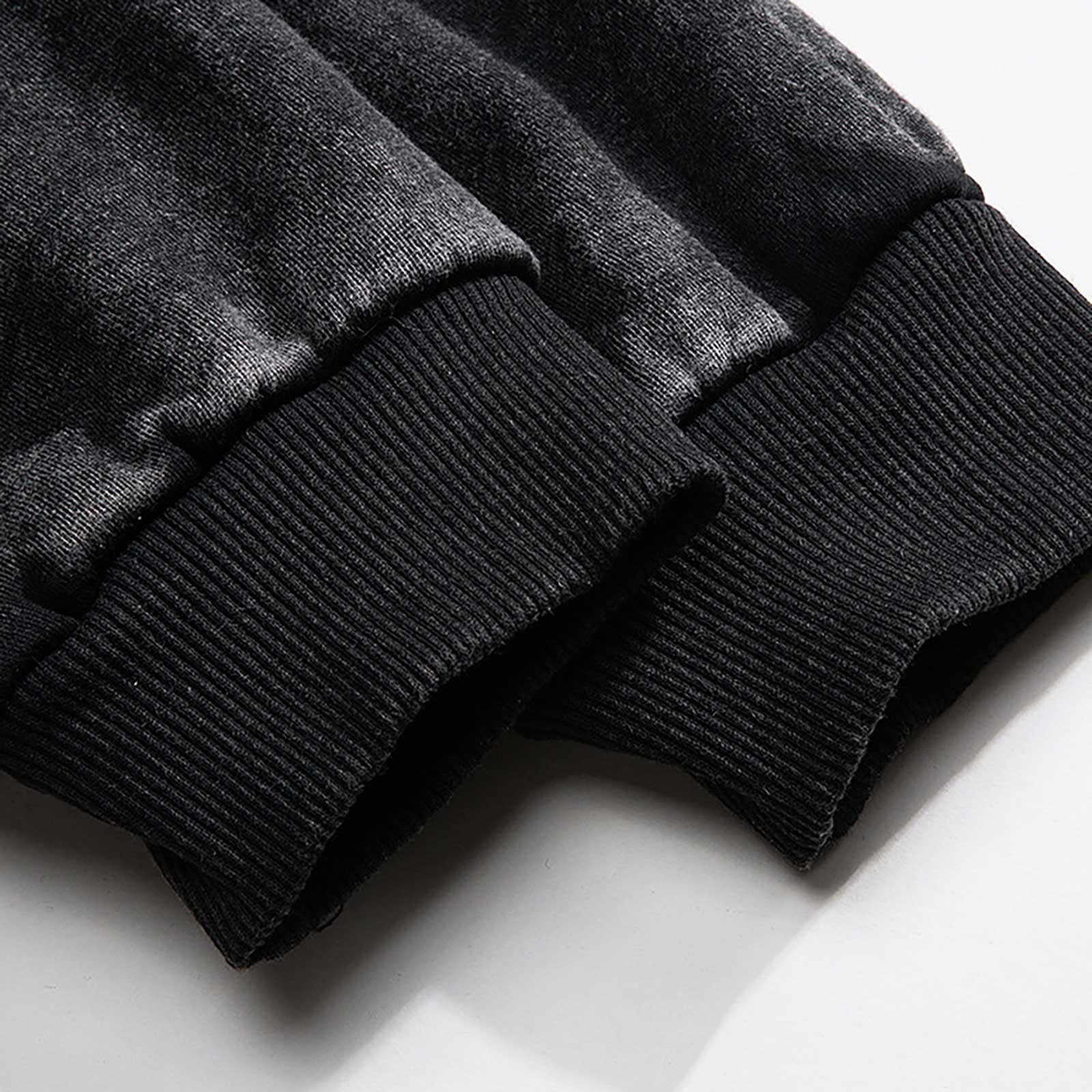 Sprane ponadwymiarowe bluzy z kapturem dla par bawełna odzież męska vintage czarny sweter na co dzień hip-hop bluzy Y2K ubrania streetwear