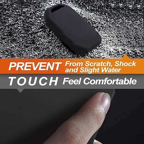 Miniatura 5 de Funda de silicona para llavero Jeep Grand Cherokee Renegade Compass Dodge Challenger Charger Dart Durango Journey Chrysler 200 300  Accesorios para