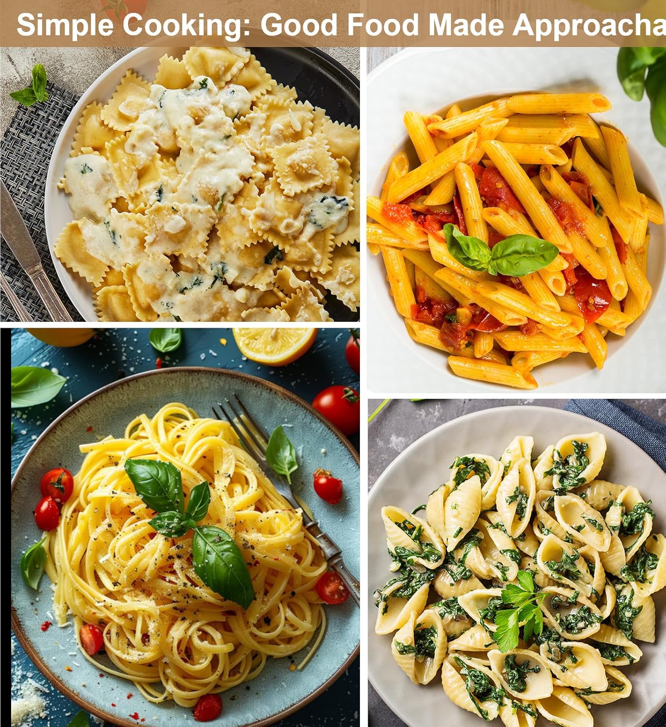 Pasta Making Tools 9 Pcs with Pasta Drying Rack, Threaded Rolling Pin, 2 Rolling Pins, Gnocchi Board, Dough Cutter, Wheel Cutter, 2 Ravioli Stamps,Pasta Making Kit Accessories for Home - Image 6