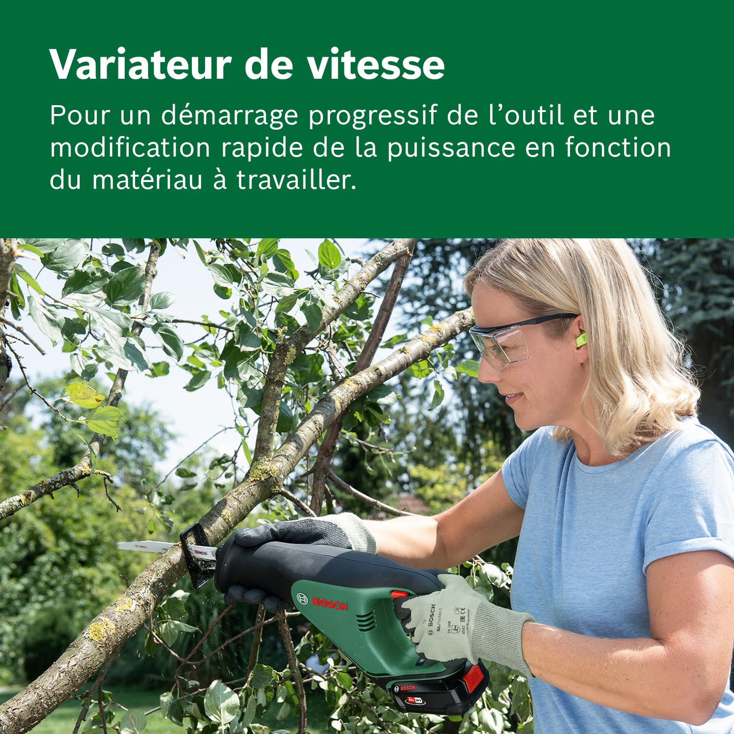 Bosch scie sabre sans fil AdvancedRecip 18 (sans batterie, système 18 V, dans carton)