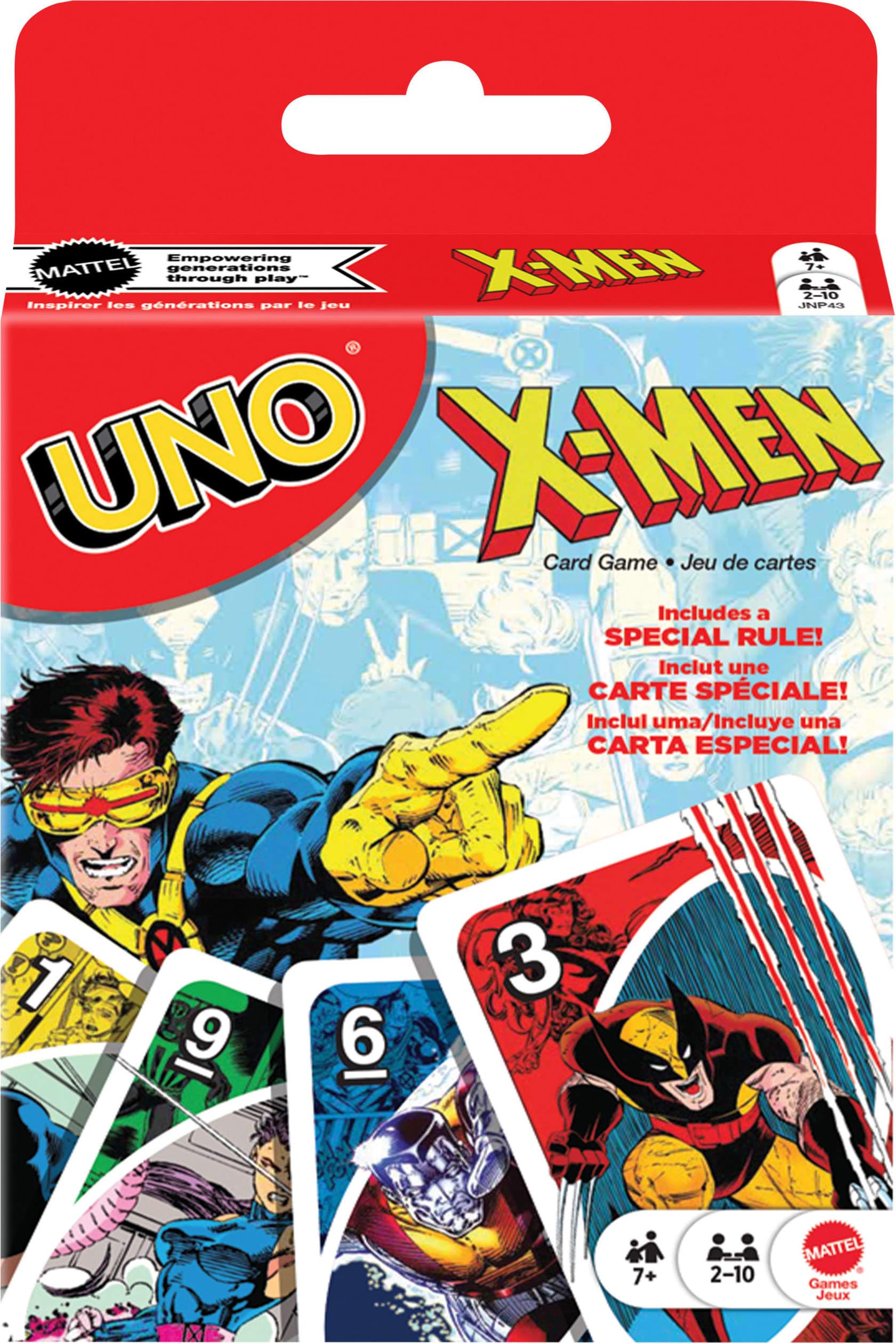 UNO X-Men Card Game, Ages 7+, 2-10 Players | Marvel Comics Inspired Deck for Kids, Teens…