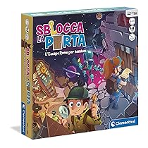 Clementoni – Sblocca la Porta, Gioco da Tavolo, 3 Escape Room per Bambini 8+ Anni e Adulti, Ambientata in 3 Luoghi Misteriosi, 1-8 Giocatori, Idea Regalo Made in Italy, Lingua Italiana, 16155
