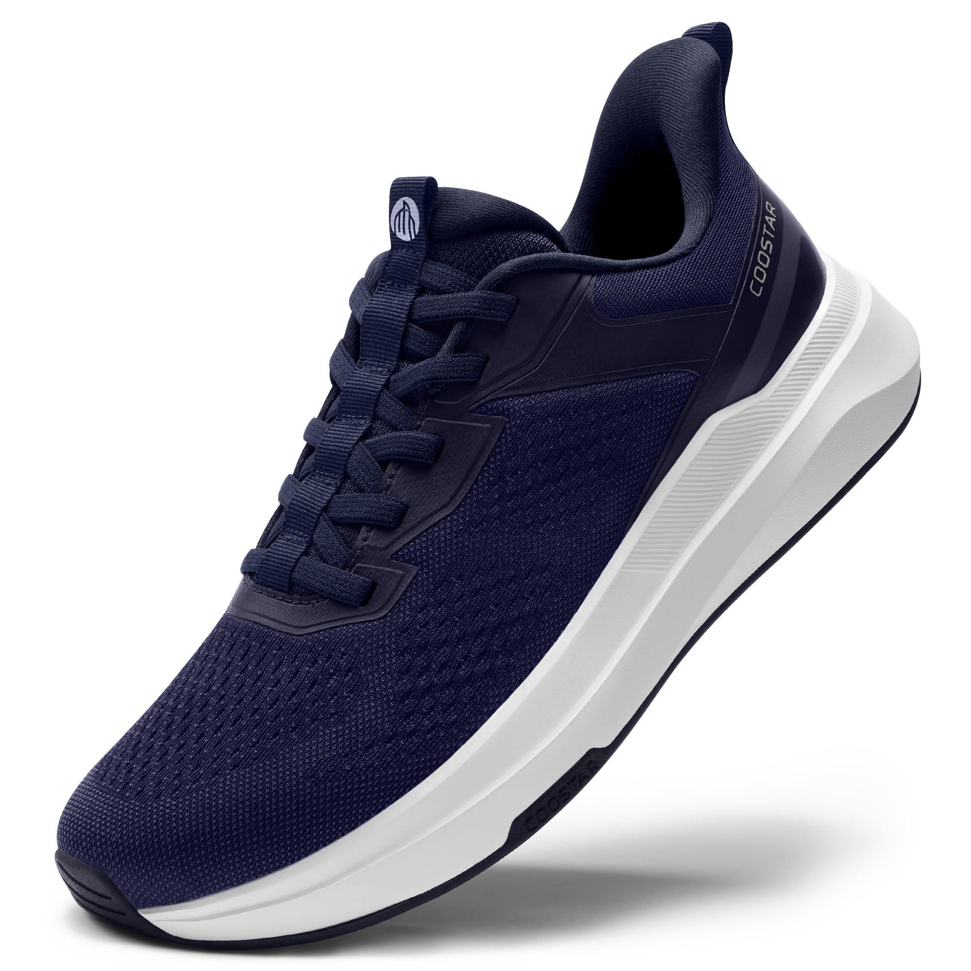 Mens Walking Shoes Casual Slip on Sneakers with Arch Support