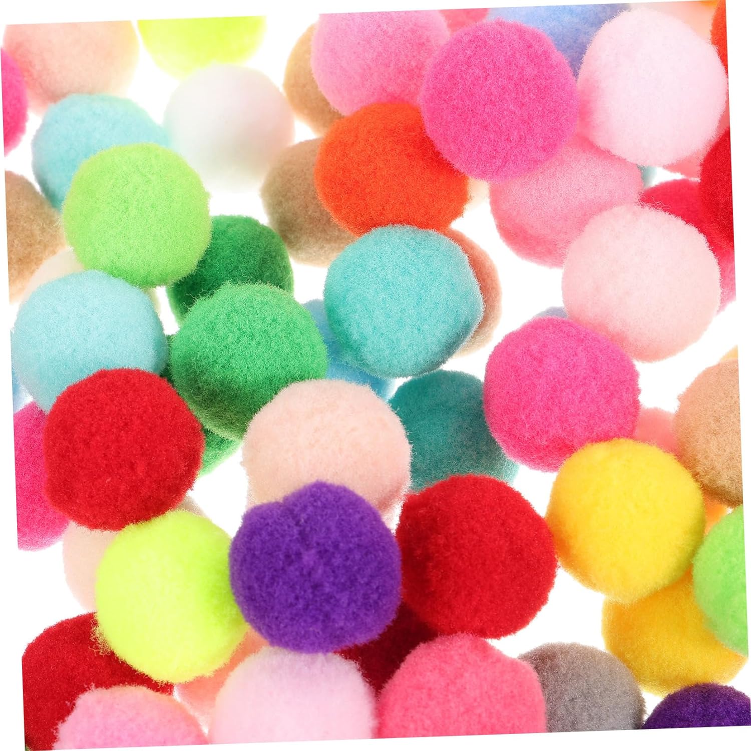 STOBOK 1000pcs Plush Ball Toy Balls for DIY Projects Hat Scarf Boys and Accessories