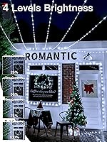 Vista 3 de Christmas Lights Cool White, 1000LED 328FT Christmas Tree Lights IP67 Waterproof, Plug in Fairy Lights with Remote 8 Modes Timer, Xmas Light for