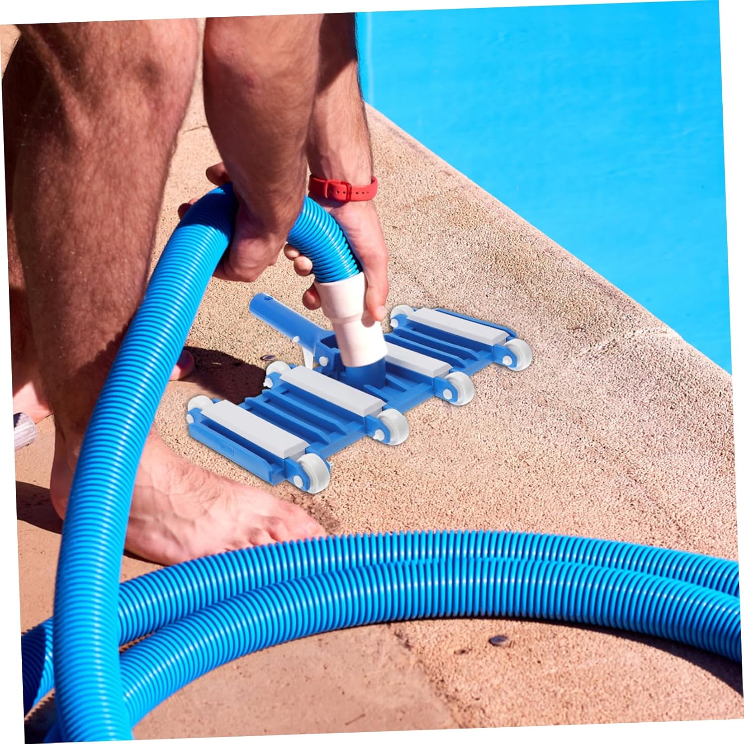 Pool Brush Head Swimming Pool Cleaning Tool Flexible Suction Head Vacuum Cleaner