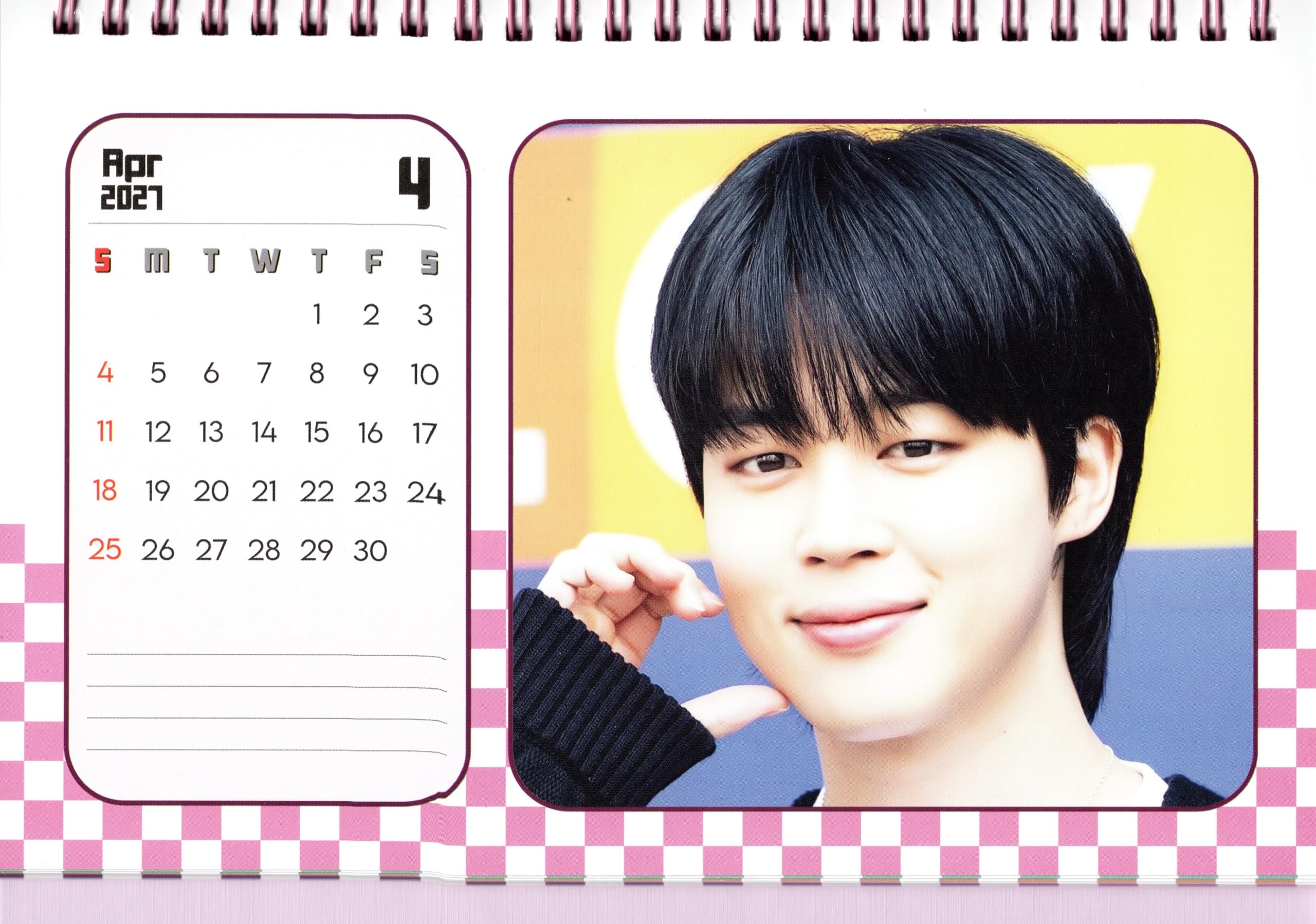 BTS BTS ジミン 卓上カレンダー バンタン ジミン jimin 2024 卓上
