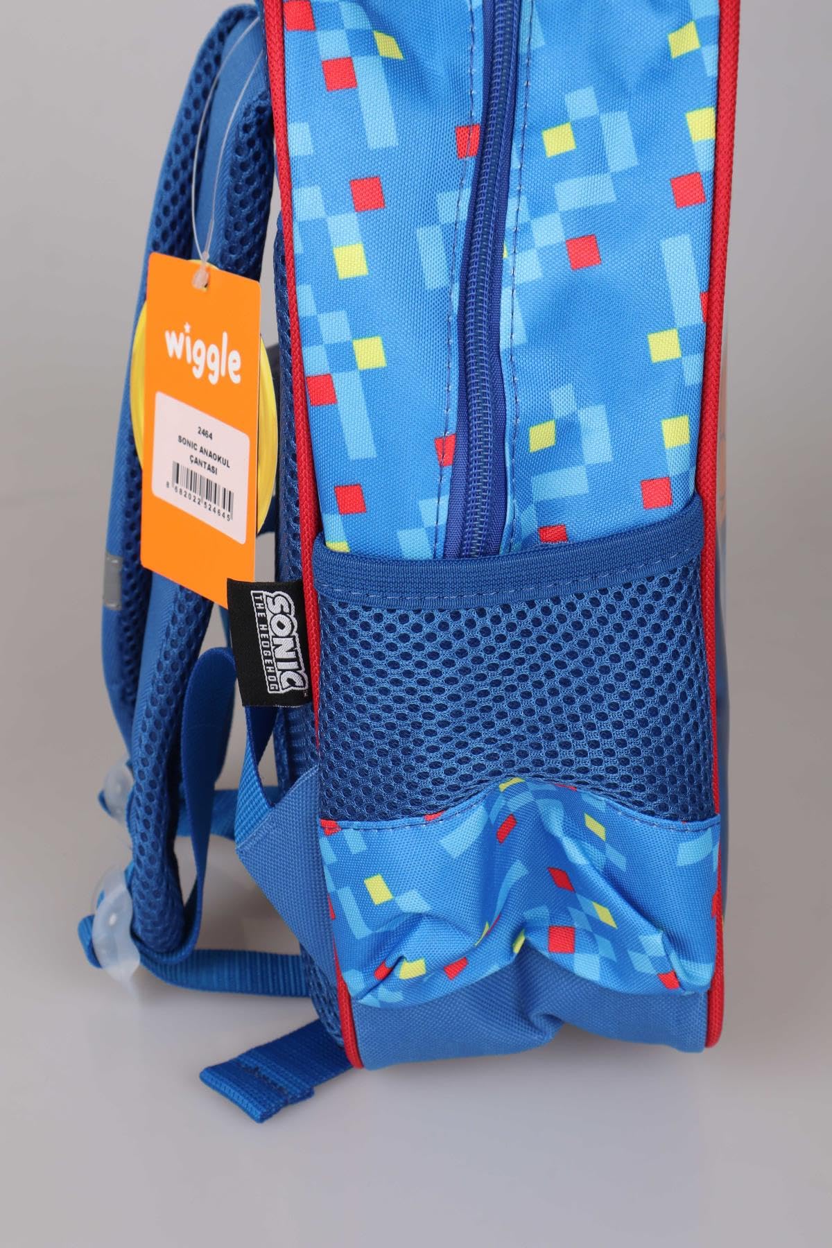 Sonic Yeni Sezon Lisanslı Tek Bölmeli Küçük Boy 32 cm Anaokul Çantası