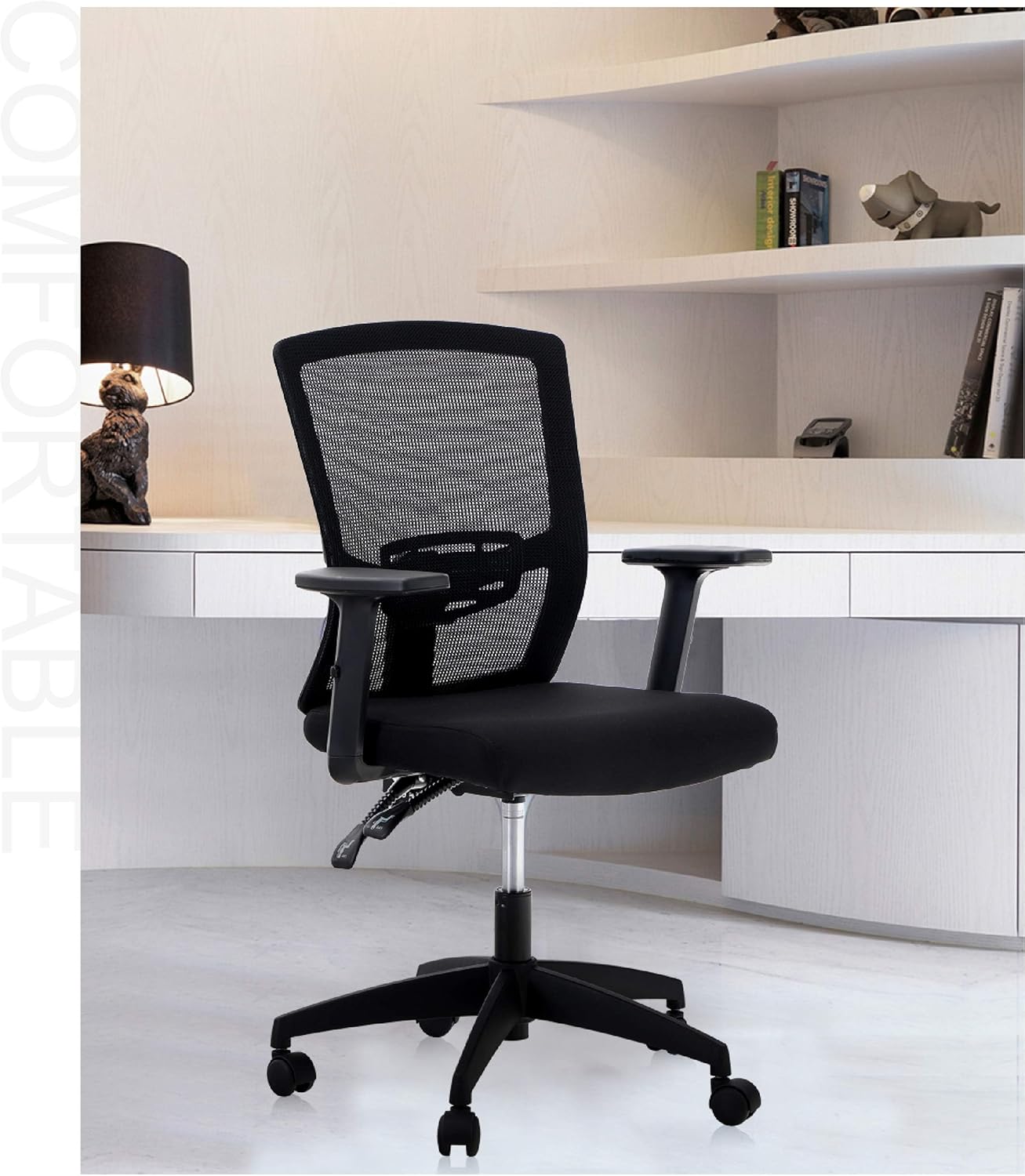 Thumbnail 1 de ALPHA HOME Silla de oficina ergonómica 🪑 - Soporte lumbar ajustable