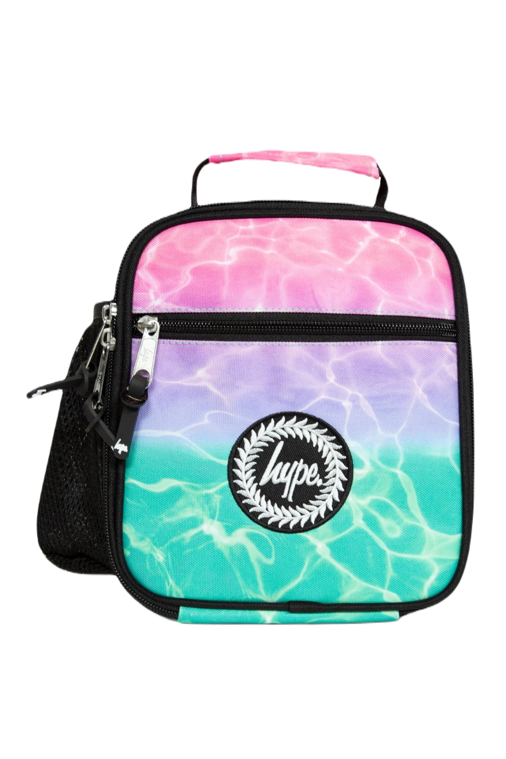 hype Unisex Lunch Box, Pink Purple and Teal Pastel Pool