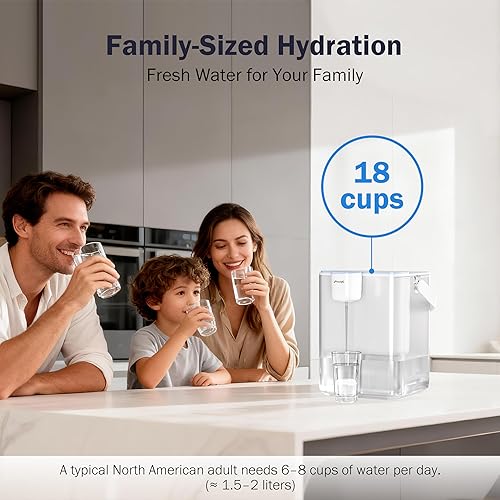 Miniatura 7 de Frizzlife Dispensador de filtro de agua eléctrico de 400 galones con 2 filtros (filtración de 8 etapas), los estándares NSFANSI 53 y 42 y 372