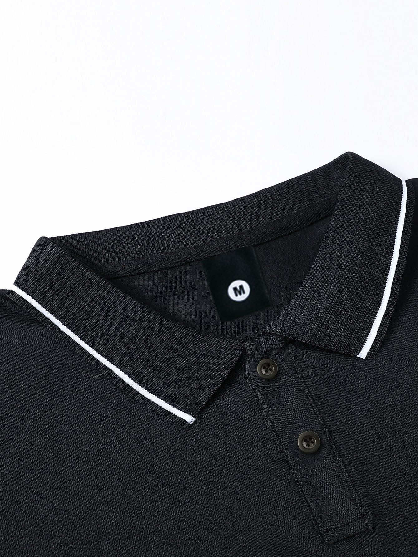 Conjunto de 2 piezas de polo corto de verano para hombre, a la moda, casual, vacaciones, playa, deportes, atletismo, correr, negocios — view 4