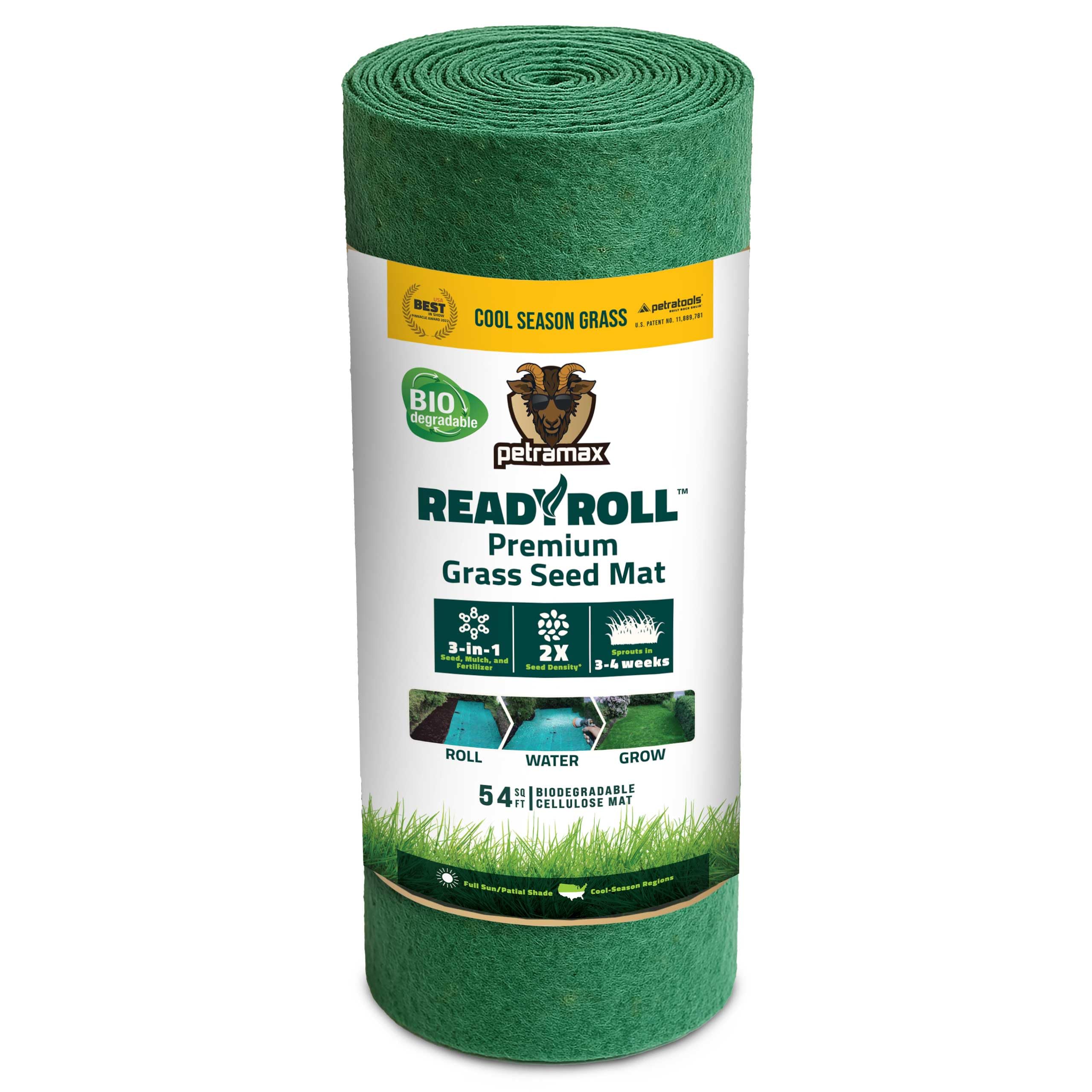 Petramax ReadyRoll Cool Season Grass Seed Mat