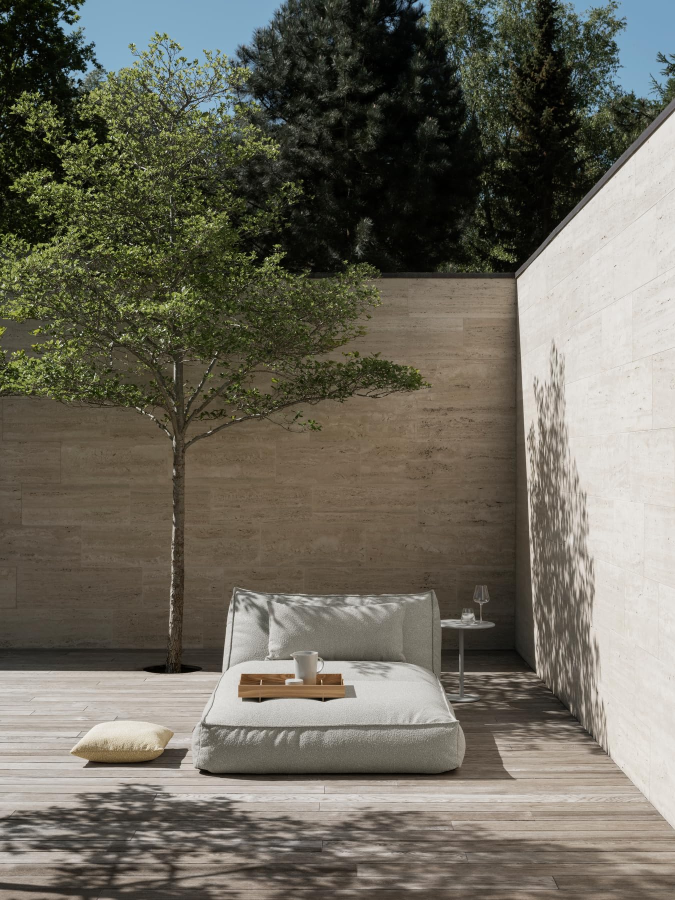 blomus Tablett -ABENTO- | Serviertablett aus Holz | Größe L | Natürliches Design | Dekotablett für Küche, Esszimmer & Wohnbereich | Vielseitig einsetzbar