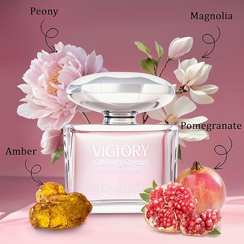 Miniatura 3 de Set de regalo de perfume para mujer, EDP, paquete de 2 (3.4 oz  3.4 fl oz cada uno), Verse Pink Crystal, VICTORY GLOWING CRYSTAL, Pink Glam & Modern