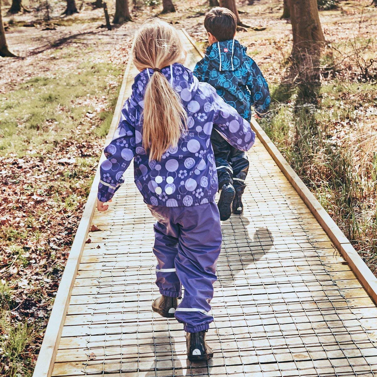 LEGO Wear Peggy Pantalon imperméable Fille Violet Foncé FR : 18-24 Mois (Taille Fabricant : 86)